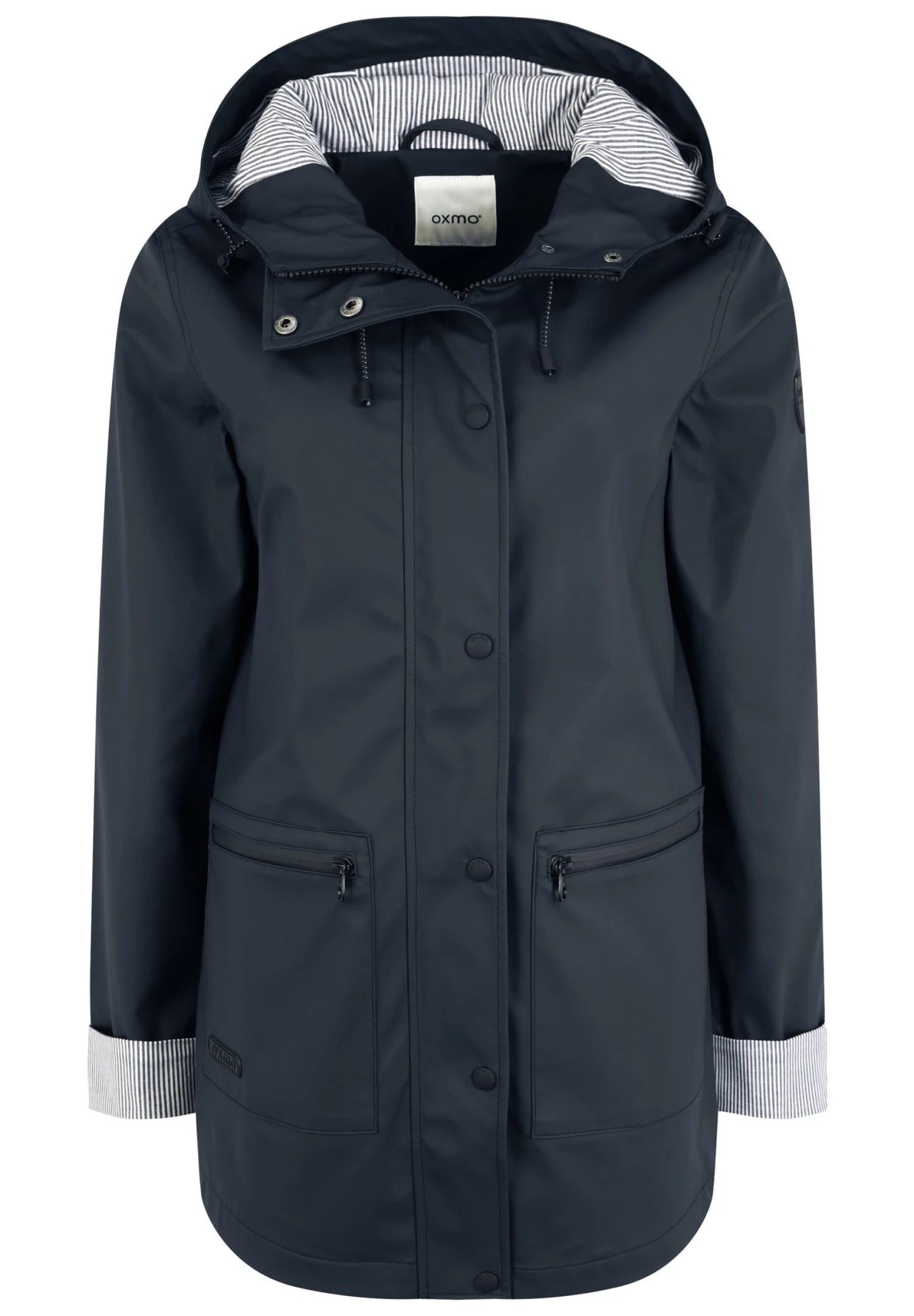 OXMO OXBECKY - Waterproof Jacket - Dark Blue 3 OXMO OXBECKY - Waterproof Jacket - Dark Blue - Image 3