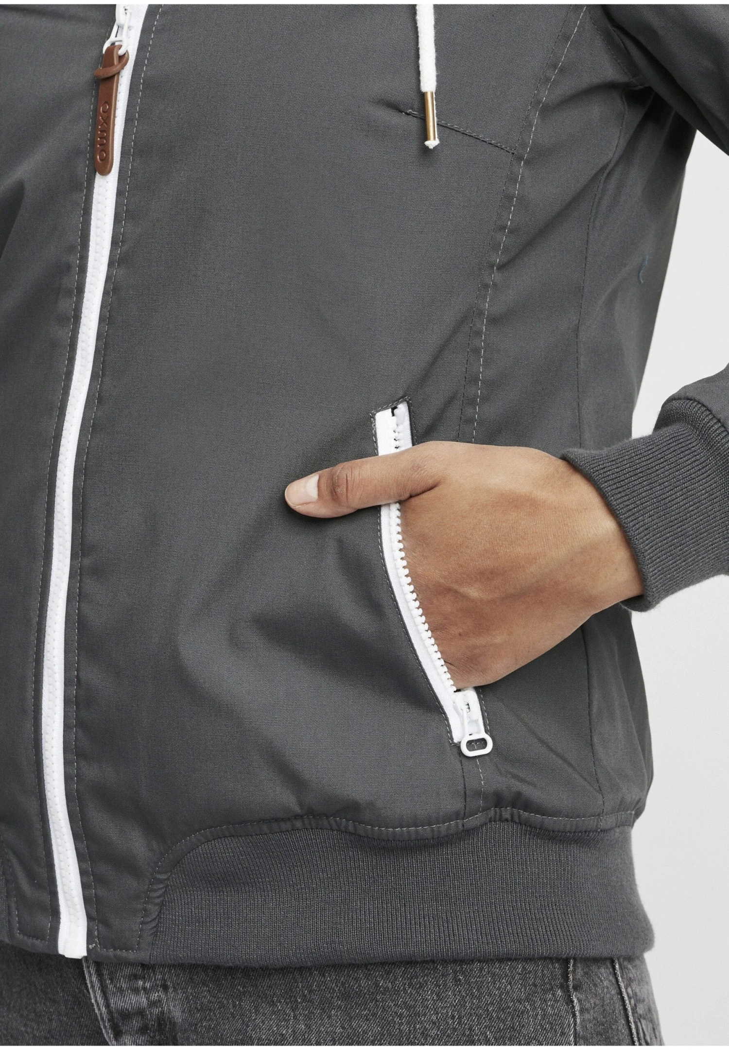 OXMO OXTILLA - Light Jacket - Dark Grey 5 OXMO OXTILLA - Light Jacket - Dark Grey - Image 5