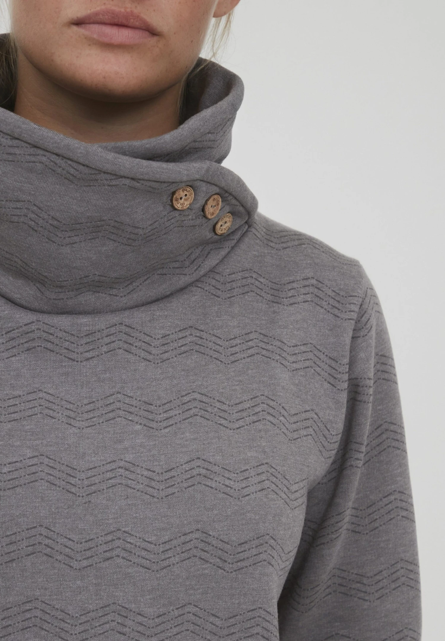 OXMO OXVERNITA - Sweatshirt - Medium Grey Melange 4 OXMO OXVERNITA - Sweatshirt - Medium Grey Melange - Image 4