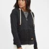 OXMO OXMatilda - Zip-up Sweatshirt - Black
