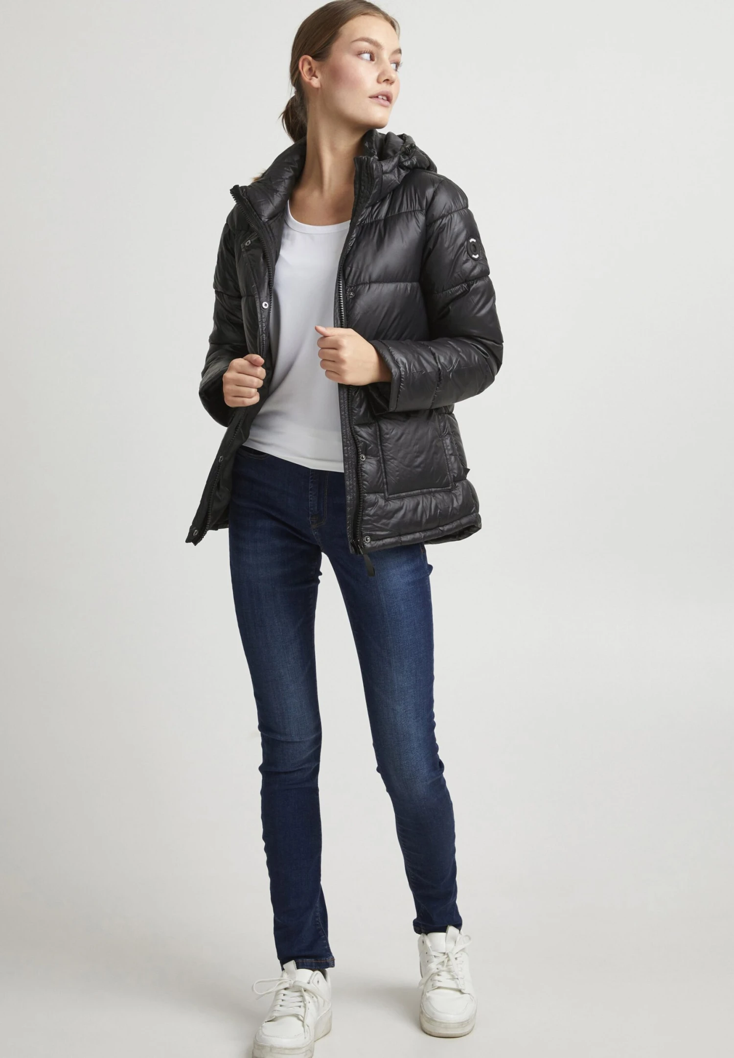 OXMO OXDilja - Winter Jacket - Black 2 OXMO OXDilja - Winter Jacket - Black - Image 2