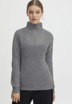 OXMO OXNancy - Jumper - Medium Grey Melange