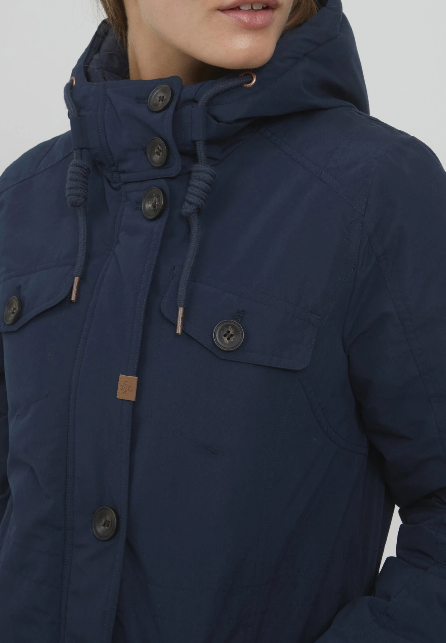 OXMO OXTALA - Winter Coat - Dress Blues 4 OXMO OXTALA - Winter Coat - Dress Blues - Image 4