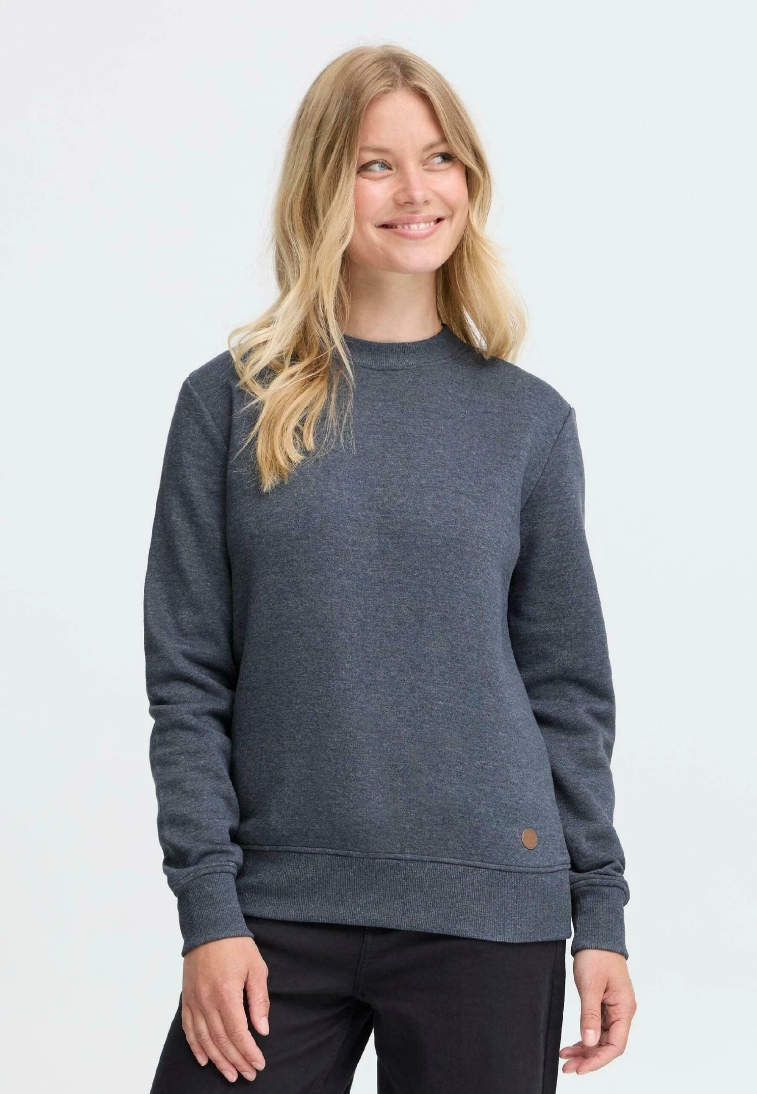 OXMO OXMILLE - Sweatshirt - Total Eclipse Melange 1 OXMO OXMILLE - Sweatshirt - Total Eclipse Melange