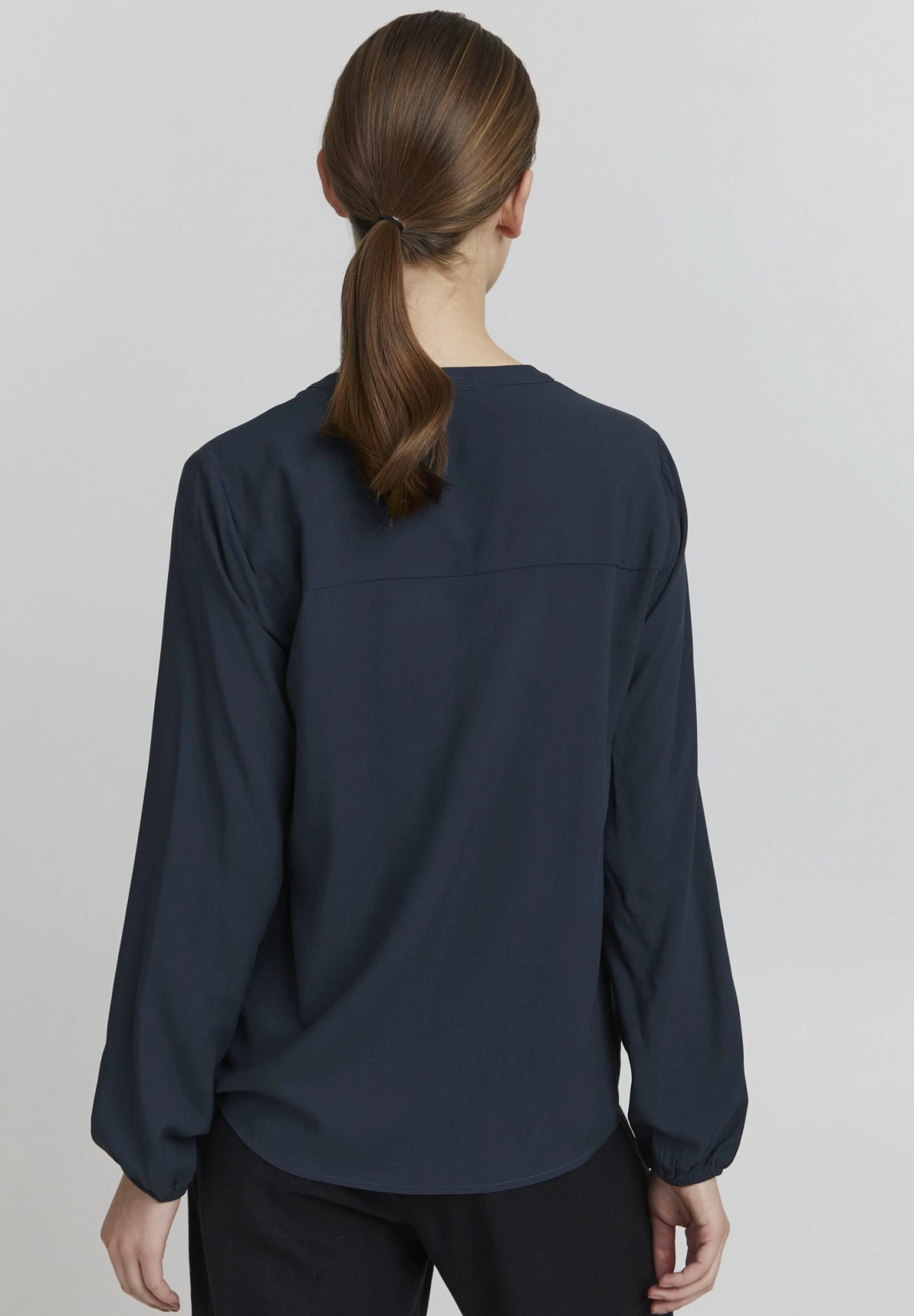 OXMO OXELVY - Blouse - Total Eclipse 3 OXMO OXELVY - Blouse - Total Eclipse - Image 3