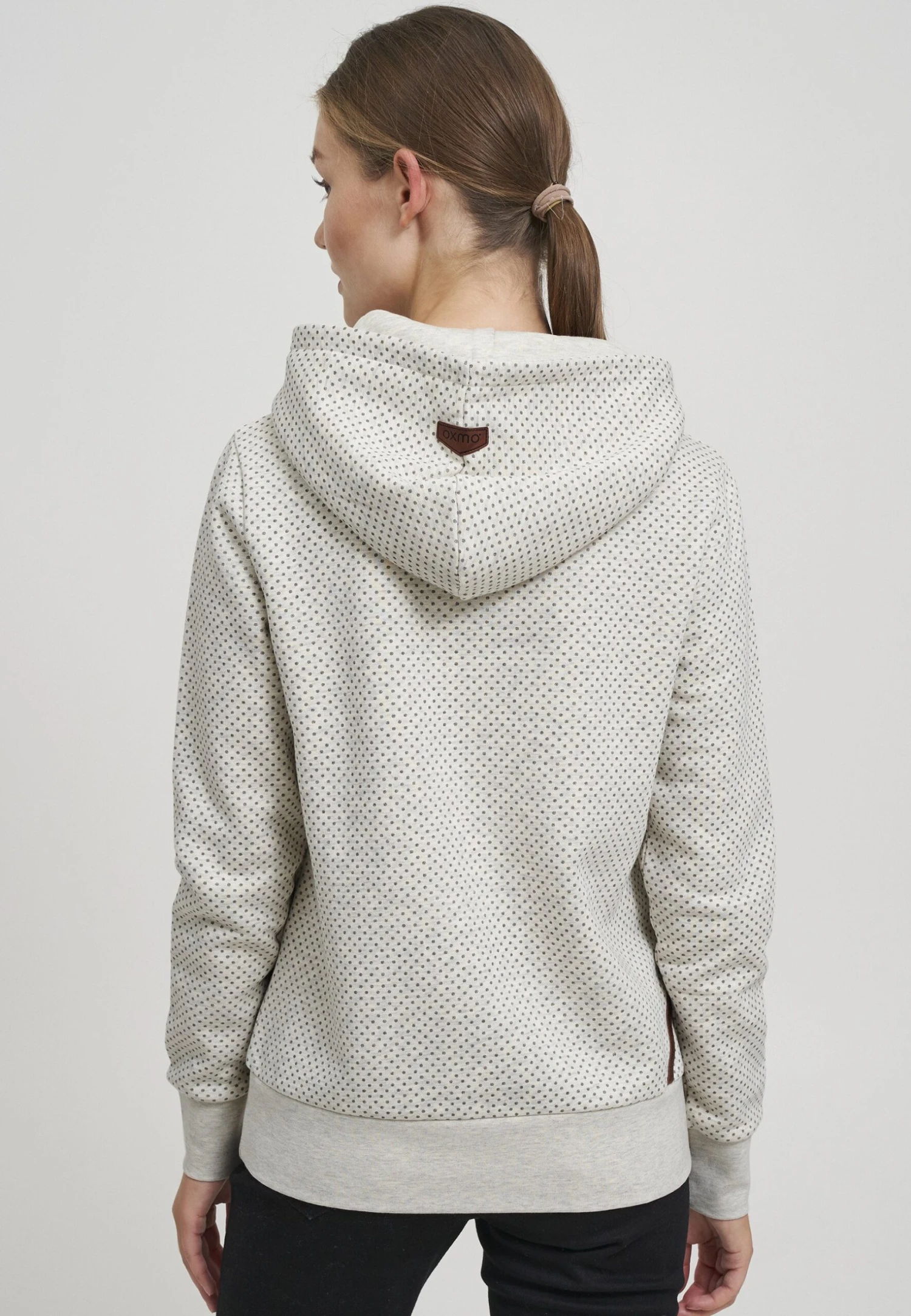 OXMO OXVERA - Hoodie - Oyster Grey Melange 3 OXMO OXVERA - Hoodie - Oyster Grey Melange - Image 3