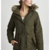 OXMO OXLona - Winter Coat - Ivy Green