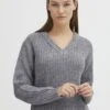 OXMO OXNanny - Jumper - Medium Grey Melange