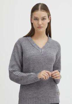 OXMO OXNanny - Jumper - Medium Grey Melange