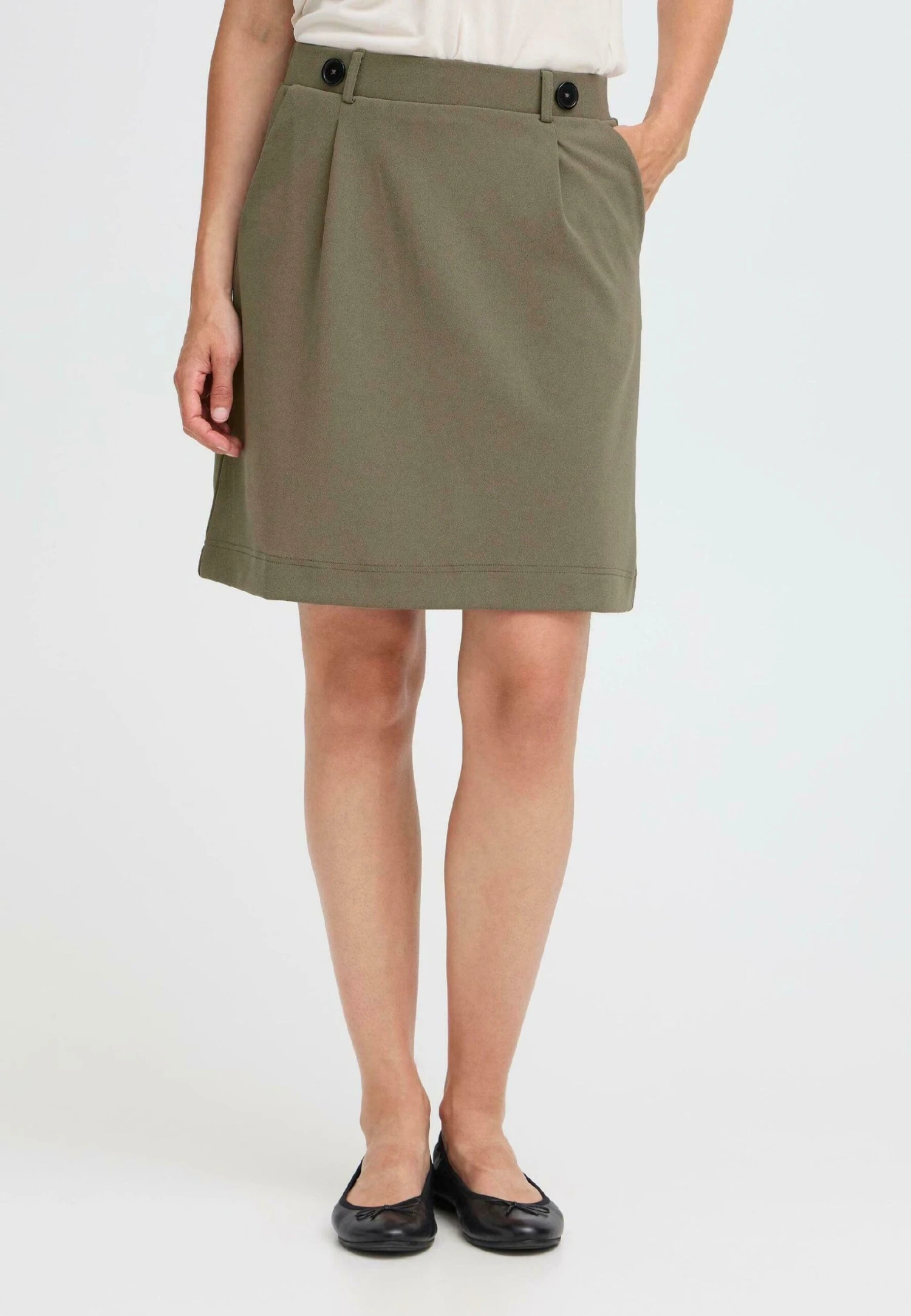 OXMO BMMTAYRA - A-line Skirt - Bungee Cord 1 OXMO BMMTAYRA - A-line Skirt - Bungee Cord