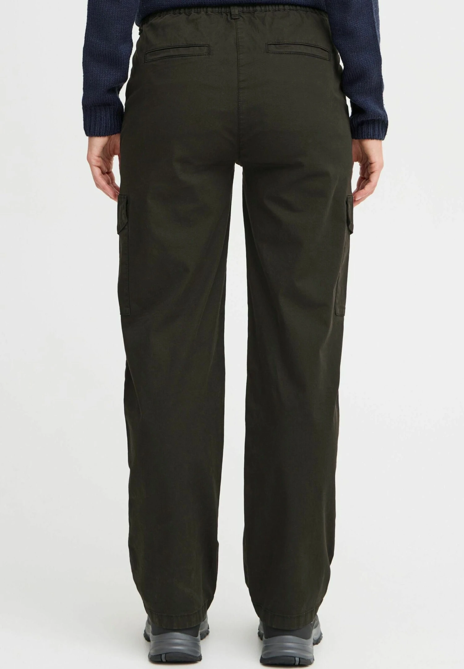 OXMO OXLOCO REGULAR FIT - Cargo Trousers - Black 3 OXMO OXLOCO REGULAR FIT - Cargo Trousers - Black - Image 3